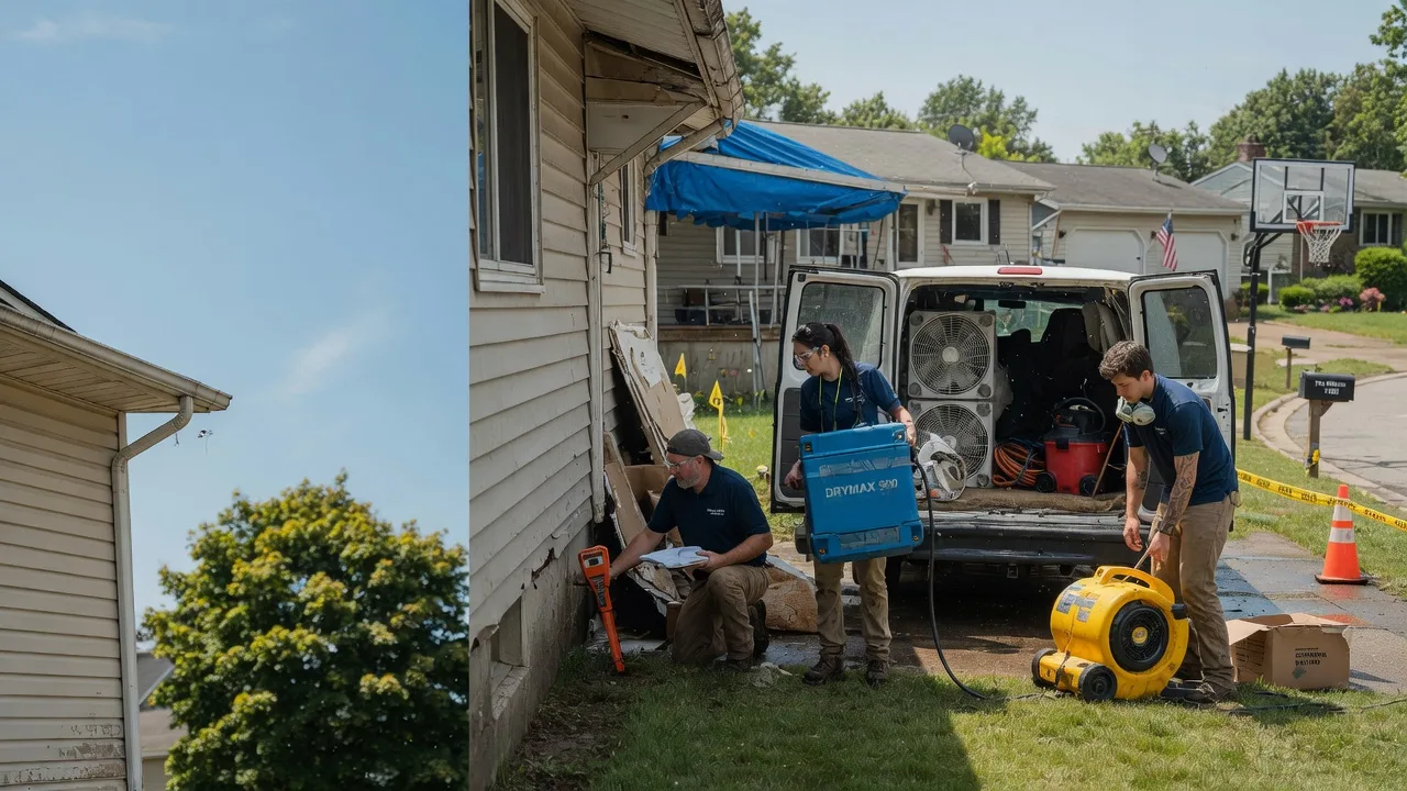 Ceiling Leak Cleanup in Geneva, OH near me