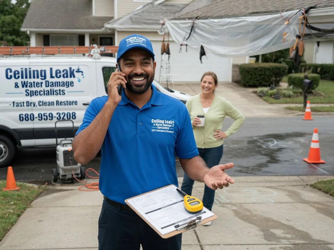 Ceiling Leak Cleanup Geneva, OH FAQs